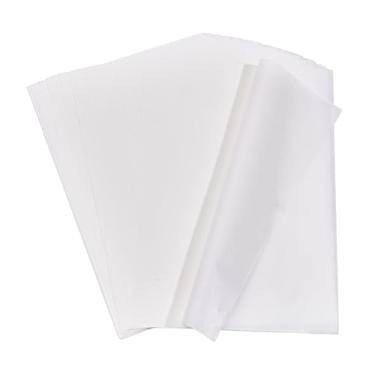 Imagem de NBEADS 120 peças de papel para passar a ferro, papel de pergaminho quadrado branco resistente ao calor para fazer contas artesanais acessórios especificados, 29 x 19 cm