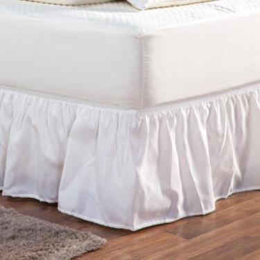 Imagem de Saia de Cama Box Universal Solteiro Casal Queen King - Danny Enxovais,