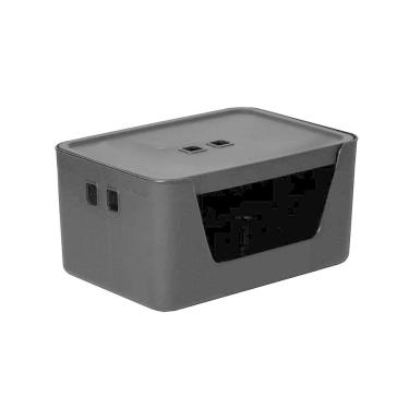 Imagem de Caixa Organizadora 13 Litros Com Tampa E Abertura Preto