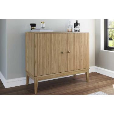 Imagem de Aparador De Sala Jantar Mb 1062 C- 2 Portas Mel - Movelbento