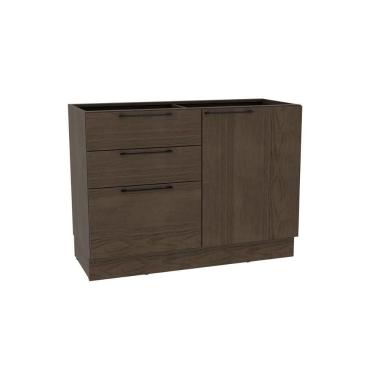 Imagem de Balcão De Cozinha Amsterdam Ph 3135 C- 1 Porta 3 Gavetas E Divisor De Talheres S- Tampo 120cm Avela - Herval