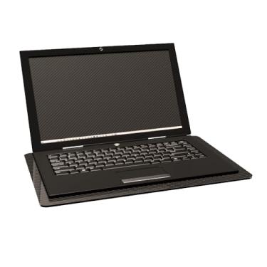 Imagem de TrekBoard Mesa para laptop, ultra-portátil, impressão artística elegante, superfina e leve, feita nos EUA, viaja bem, fibra de carbono/grande