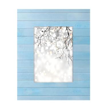 Imagem de Cemfyzoch Molduras de madeira, 12 x 18 cm, colagem com tapete, moldura para mesa e parede, presentes para casa, escritório, galeria de fotos, verão, retrô, prancha de madeira, decoração de mesa