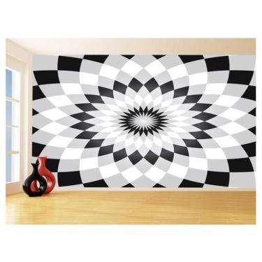 Imagem de Papel De Parede Geométrico Formas Linhas Cores 3,5M Gmt94 - Você Decor