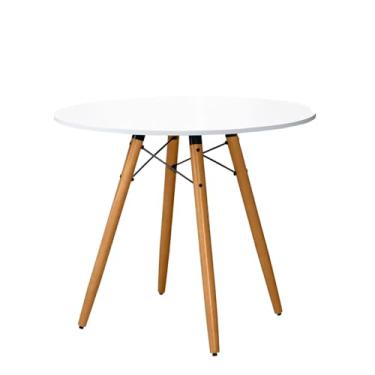 Imagem de Mesa Jantar 90cm e Pé Palito de 75cm Reforçada Badalona EdeCasaMoveis