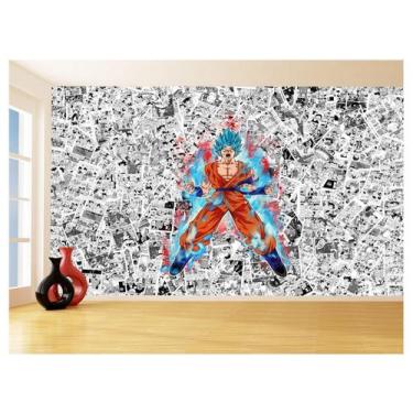 Imagem de Papel De Parede Dragon Ball Goku Página Manga 3,5M Dbz553 - Você Decor