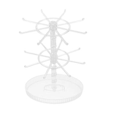 Imagem de oshhni Suporte giratório para joias, expositor de pulseiras giratório, organizador de joias para mesa e organização doméstica, Limpe O Nível 2