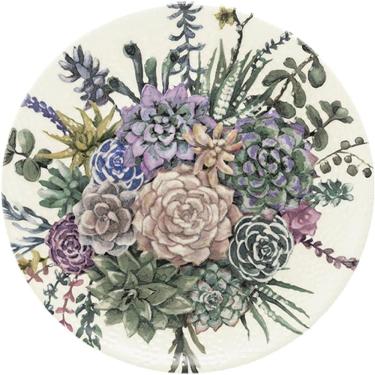 Imagem de Conjunto De Pratos Rasos 2 Peças 26cm Unni Bothanica Oxford