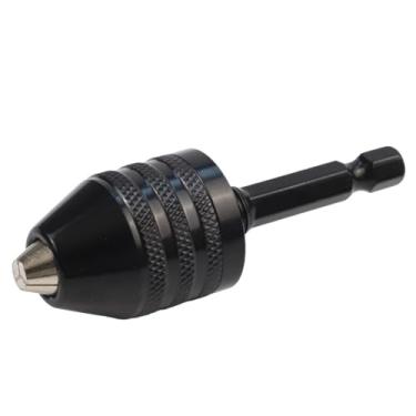 Imagem de 6.35mm Hex Shank Quick Change Keyless Drill Bit Chuck Adapter Converter Tool Replacement Rotary Tool