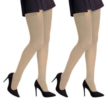 Imagem de Kit 2 Meias-Calças Selene Opaca Fio 40 Feminino