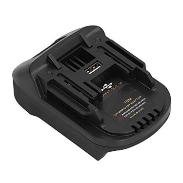 Imagem de Garosa Kit Conversor de Adaptador de Bateria de 18 V para Ferramentas de Bateria de Lítio de 18 V Com Porta USB de 5 2.1 A, Nylon 66 de Alta Temperatura e Conector de Latão, Solução de Energia