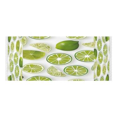 Imagem de Wassud Capas de lavadora e secadora de fatias de limão, protetor de lavadora com sacos de armazenamento, capa de geladeira à prova de poeira com bolsos para lavanderia doméstica, cozinha, 120 x 55 cm