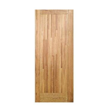 Imagem de Porta de Madeira Maciça Tauari 210x90x3,3 Parquet Vertical Jomadi Natural