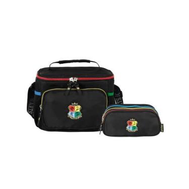 Imagem de Kit Harry Potter Lancheira Térmica + Estojo Triplo Original