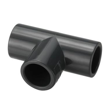 Imagem de DTGN 1 peça de encaixe de PVC de 2 1/5.1 cm, encaixe de tubo de PVC de grau de mobiliário de 3 vias, conector de cotovelo de canto para móveis de construção, conexão de estrutura de estufa, criação