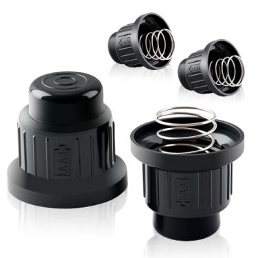 Imagem de YHOLSDAS Tampa de ignição de botão de bateria AAA, botão de ignição com molas, substituição de tampas de interruptor de ignição para churrasqueira a gás Blackstone Char-Broil, churrasco, gerador de