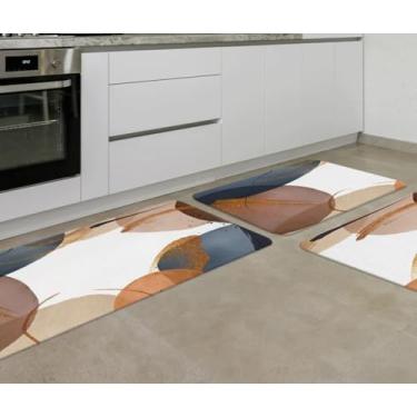 Imagem de Kit 3 Tapetes de Cozinha Antiderrapante Látex Estampas(Lar é onde o amor está)