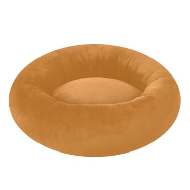 Imagem de Cama portátil para animais de estimação ocre lavável Donut Dog Bed PP