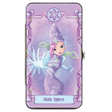 Imagem de Buckle-Down Carteira Winx Club, articulada, Winx Club Musa Sonic Blast Pose e logotipo do título rosa, couro vegano
