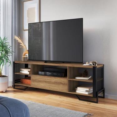 Imagem de Rack Para TV ate 60 Polegadas Estilo Industrial 180cm em MDP com 1 Gav