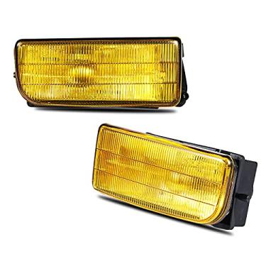Imagem de WEISIGAO Luzes de neblina para BMW 1992 1993 1994 1995 1996 1997 1998 1999 (M3 E36) 318i 318is 318ti 320i 323i 323is 325i 325is 328i 328is 3 Design original da série, 1 Par (lente amarela)