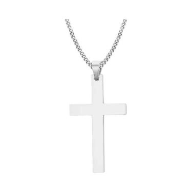 Imagem de Colar Com Pingente De Cruz Em Ouro E Prata Para Mulheres E Homens, Joi