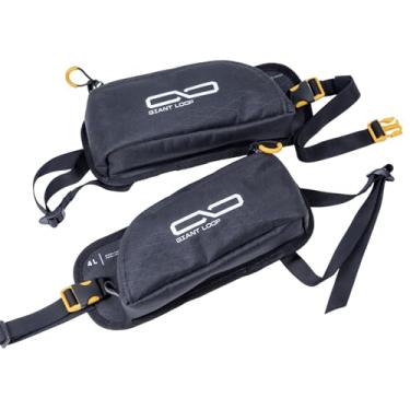 Imagem de Giant Loop Bolsos, versão minimalista de cestos de tanque, volume de armazenamento de 4 litros, adequado para praticamente qualquer marca e modelo de motocicleta (preto)