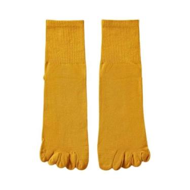 Imagem de Meias De Algodão Masculinas Com Controle De Umidade E Odor, Design De 