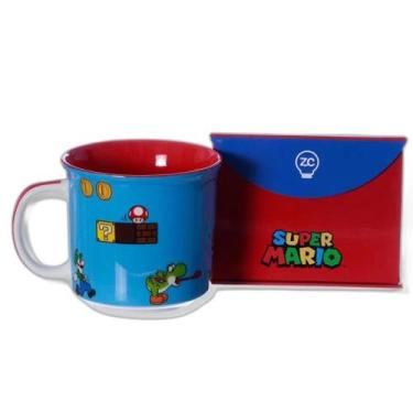 Imagem de Caneca Tom Super Mario 350Ml Zona Criativa