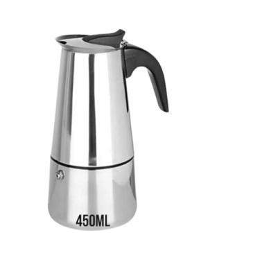 Imagem de Maquina de Café Cafeteira Italiana Expresso e Moka em Inox 4, 6 e 9 Xícaras (9 xícaras (450ml))