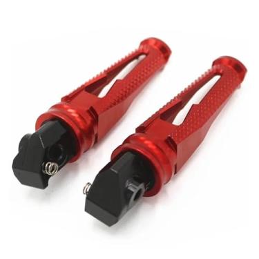 Imagem de Anti-derrapante Apoios para os pés para CBR600RR F5 CBR1000RR CBR600 CBR 600 RR 1000 F4 F4I Pedaleiras traseiras(Red)