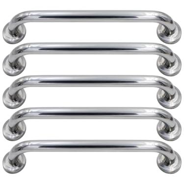 Imagem de Barra de Apoio para Parede em Aço Inox 24mm de Diâmetro Segurança e Acessibilidade (5, 40cm)