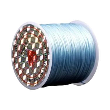 Imagem de Cordão Elástico De 0,7mm 40M Para Fazer Joias, Pulseiras De Miçangas, 