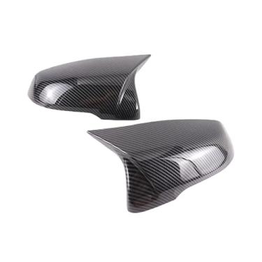 Imagem de Capa de espelho lateral do carro espelho retrovisor capa guarnição Compatível com bmw x1 f48 x2 f39 f40 f53 f44 z4 g39 Compatível com toyota supra(Carbon Pattern-2pcs)