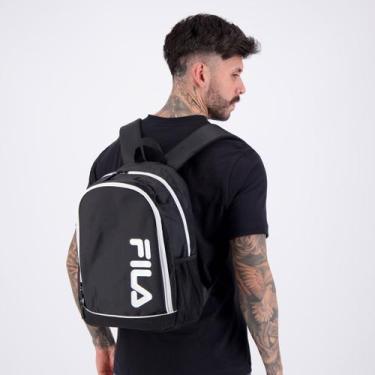 Imagem de Mochila Fila College Letter Preta, Único