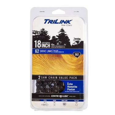 Imagem de New TriLink CL15062X2TL2 Corrente Loop 3/8 LP Semi-Cinzel .050 62DL 2 Compatível com/Substituição para Black & Decker CS1518, Craftsman/Sears 3407, 34116, 35038, 35104, 35160, 35218 S62222222222 T - 91PP Corrente X