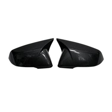 Imagem de Tampas De Cobertura Do Espelho Lateral Da Asa Da Porta De Fibra De Carbono Compatíveis Com BMW Série 1 2 F44 F40 Z4 G29 X1 F48 F49 X2 F39 Compatível Com Toyota Supra 2019-2023(Carbon Look)