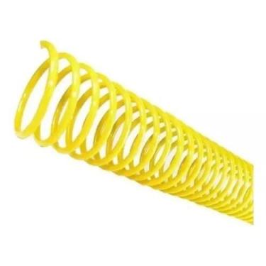 Imagem de Espiral para Encadernação Amarelo 33 mm para 250 folhas 25un - Cassmar