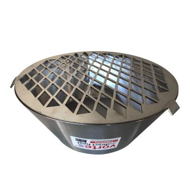 Imagem de O acessório de grelha Vortex™ Direct Sear Grill serve para cone de carvão de vórtice de churrasco médio; para Weber, WSM, Chaleira, UDS de 18,5 cm 22,5 cm (grelha de 30,5 cm com vórtice médio)