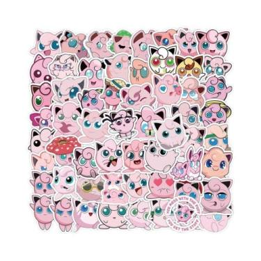 Imagem de Adesivos De Pokémon Jigglypuff Rosa 10 30 60PCS Decalques Impermeáveis