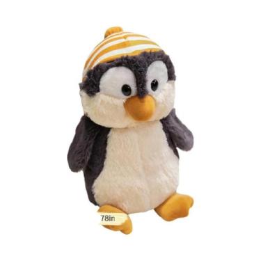 Imagem de Brinquedo De Pelúcia Adorável Lobo Pinguim Gorila Husky Animais De Pel