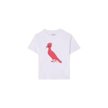 Imagem de Camiseta Infantil Pica-Pau Meme Reserva Mini, Branco, 12