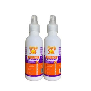 Imagem de Kit 2 Repelente Happy Sol Icaridina 120ml Proteção Dengue