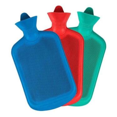 Imagem de Bolsa Térmica Compressa De Agua Quente boracha 1 Litro Cólicas Gelo Jo