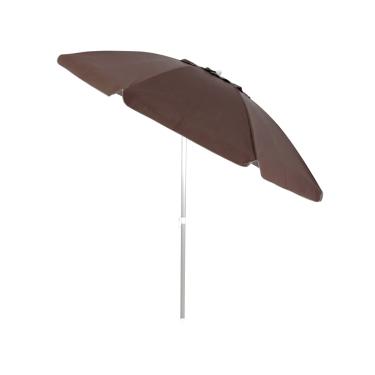 Imagem de Guarda-Sol Articulado 2,00m em Bagum e Alumínio Marrom Bel