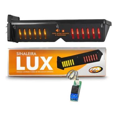 Imagem de Sinaleira De Garagem Bivolt Ppa Lux Som Saída Veículos Preto (MAGAZINE