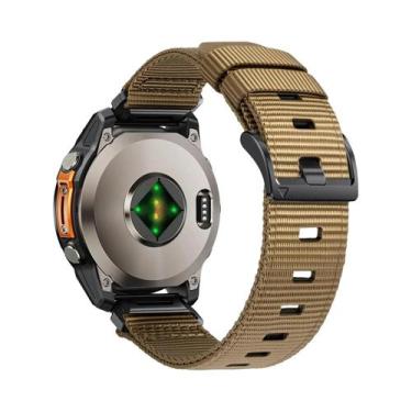 Imagem de Pulseira De Nylon De 22mm 26mm Para Relógio Garmin Fenix 8 7 7X pro 6 
