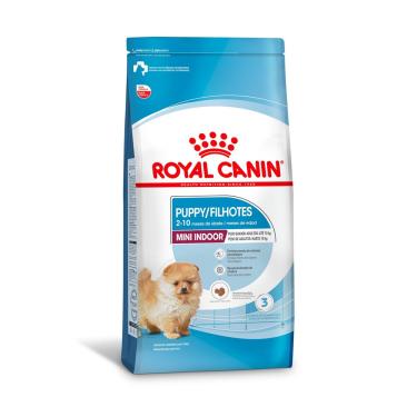 Imagem de Ração Seca Mini Indoor Puppy para Cães Filhotes de Pequeno 2,5Kg Royal Canin