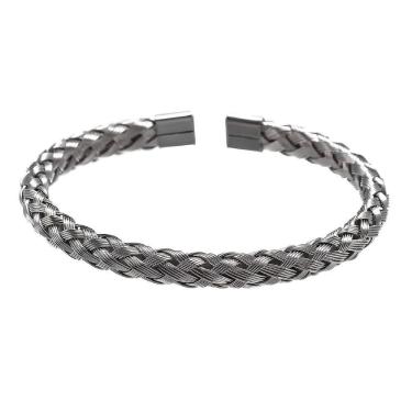 Imagem de Bracelete Braided Steel Silver