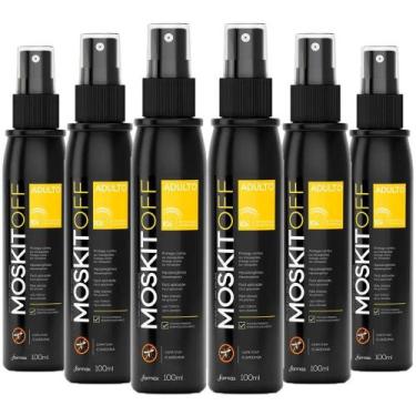 Imagem de Kit 6 Repelentes com Icaridina Moskitoff 100ml - FARMAX